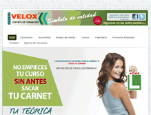 Tablet Screenshot of grupovelox.com